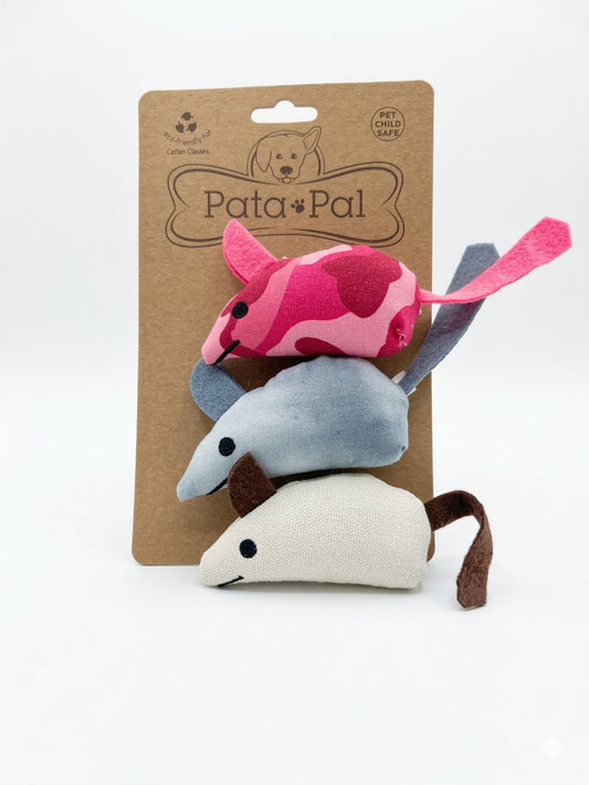Interactive Cat Set & Play Mice Toys (Multi-Pack)