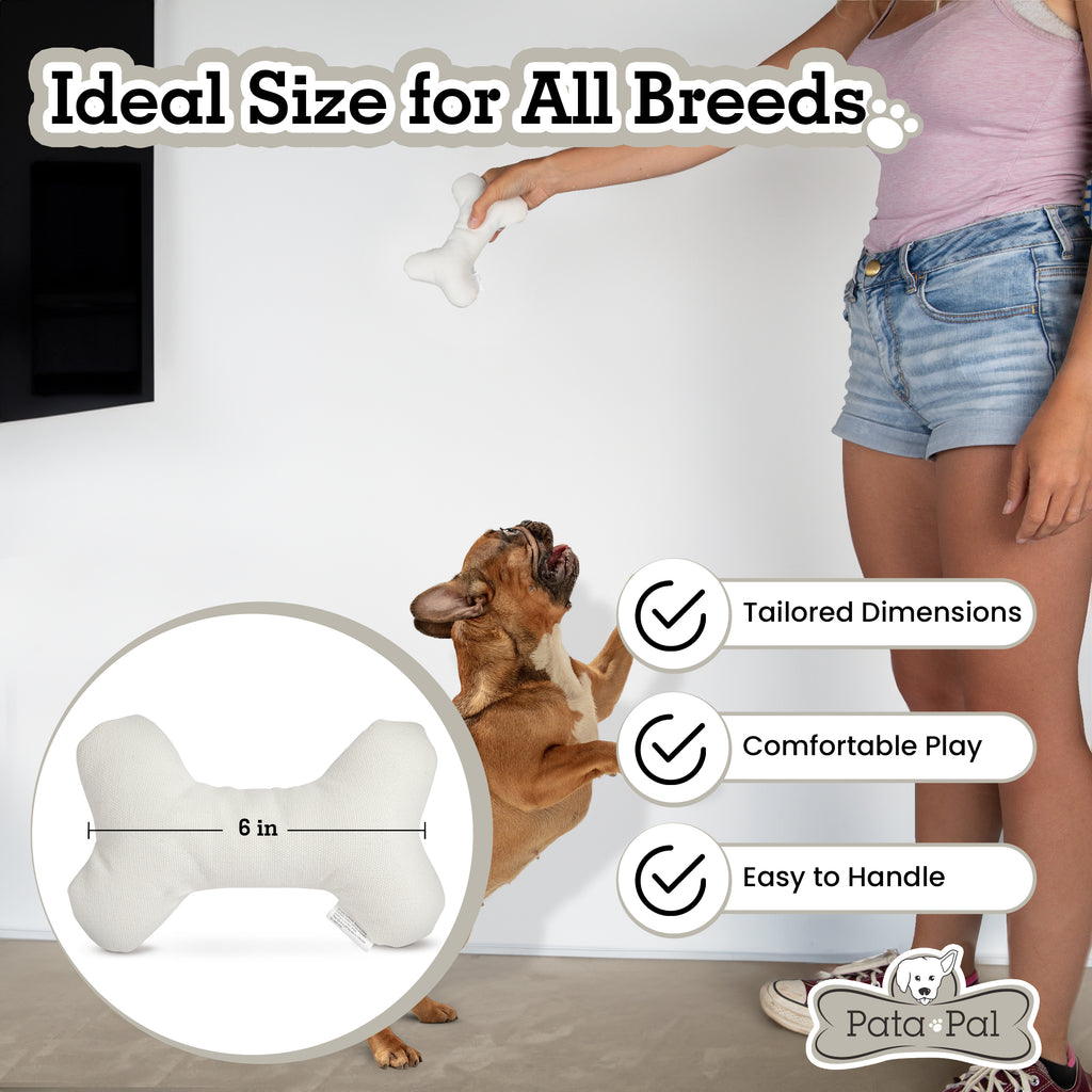 3pc Pata Pal Non-Toxic Dog Toys, Harry the Hound, T-Bone & Donut Dog Chew Toy, Sustainable, Eco-Friendly & Tested Child-Safe