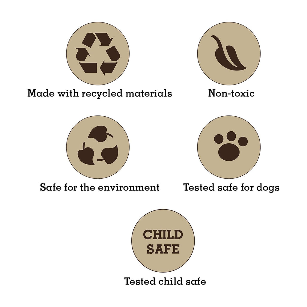 3pc Pata Pal Non-Toxic Dog Toys, Harry the Hound, T-Bone & Donut Dog Chew Toy, Sustainable, Eco-Friendly & Tested Child-Safe