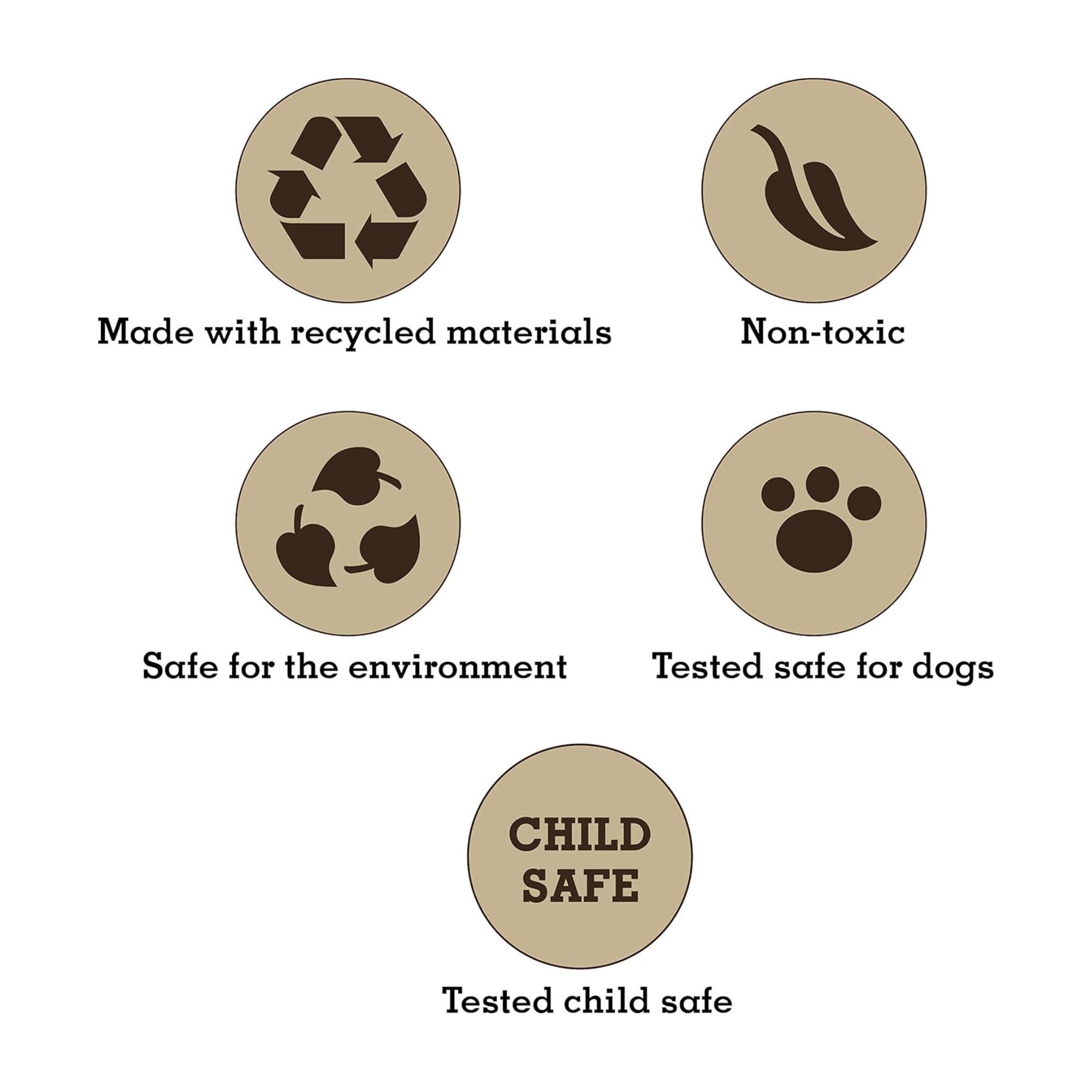 Pata Pal Non-Toxic Dog Toy, Disk Pet Chew Toy, Sustainable, Eco-Friendly & Tested Child-Safe