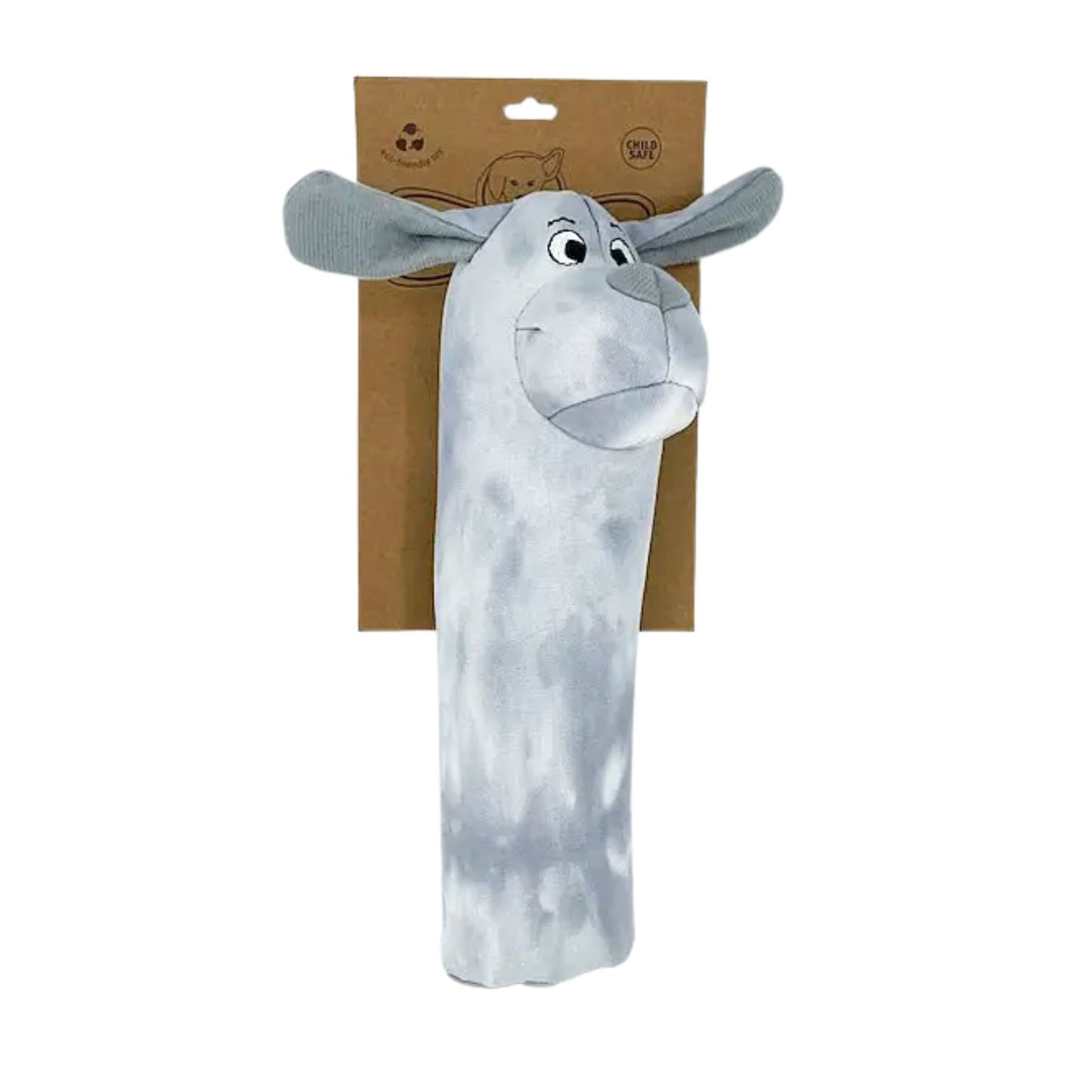 Squeaky Dog Toy  Durable Canvas Not Plush -Dawgy-Do