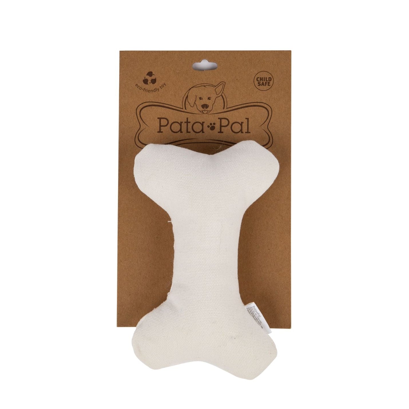 Dog Chew Toy Squeaky Cotton Canvas- T-Bone