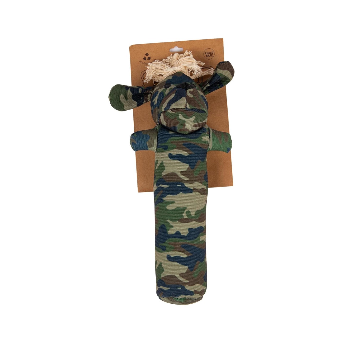 Durable Squeaky Dog Chew Toy Cotton Canvas -Sarg