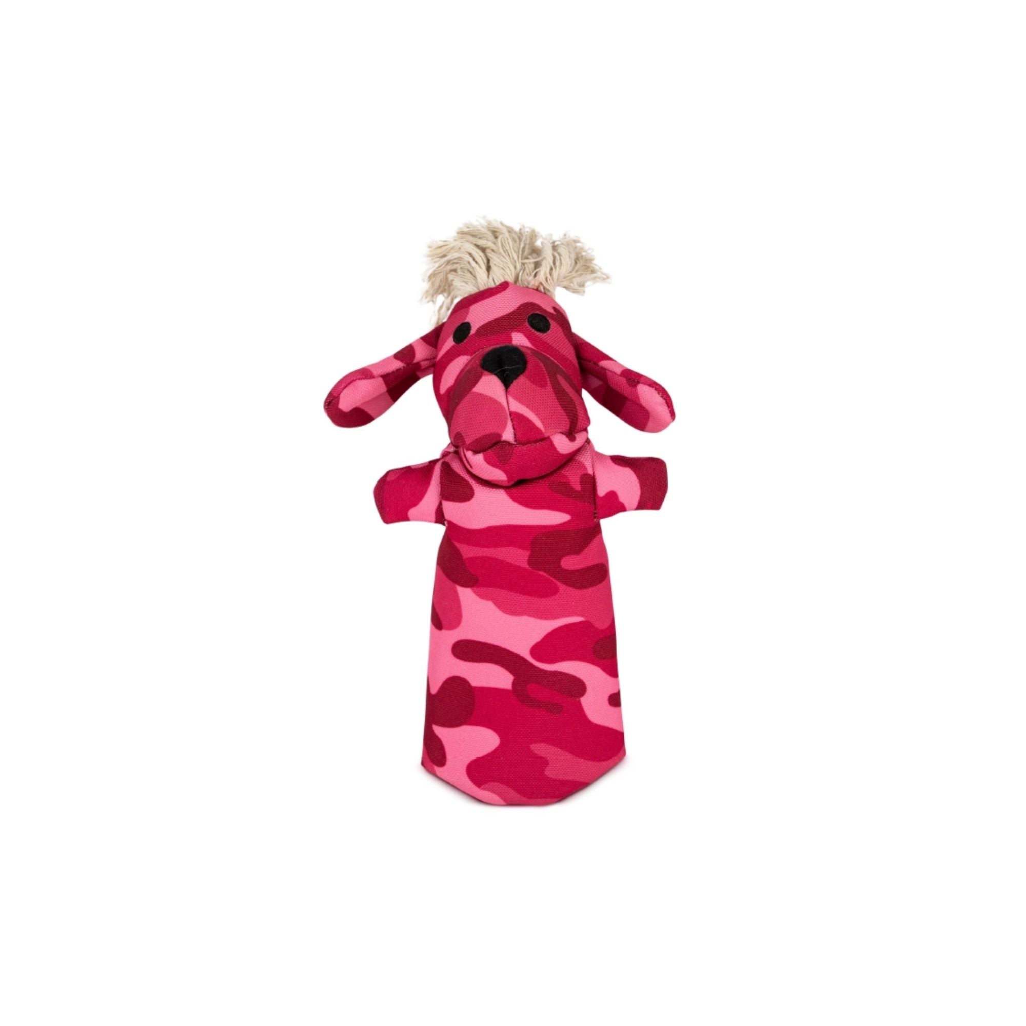 Pata Pal Sustainable Pet Toy, Pinky Camo Crinkle Dog & Cat Toy, Eco-Friendly & Child-Safe, Non-Toxic