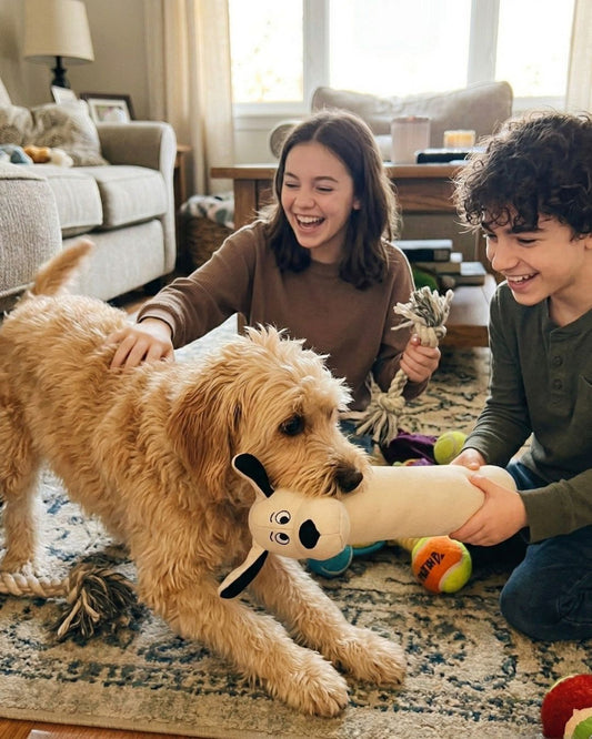 Tough Dog Chew Toy  Durable Canvas- Dawgy