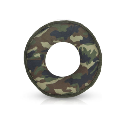 Dog Toy Set – Canvas Fetch & Chew Toys Camo Disk & Labby-Do